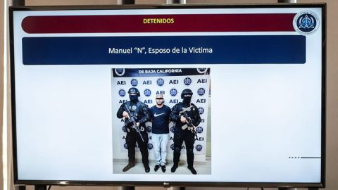 Detenido en Tijuana por crimen de su esposa