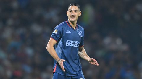 Ciudad de México a 30 de Marzo de 2024. Uriel Antuna durante el partido correspondiente a la jornada 13 del torneo Clausura 2024 de la Liga BBVA MX, entre los Pumas de la UNAM y la Máquina Celeste del Cruz Azul, realizado en el estadio Olímpico Universitario. Foto: Imago7/ Etzel Espinosa